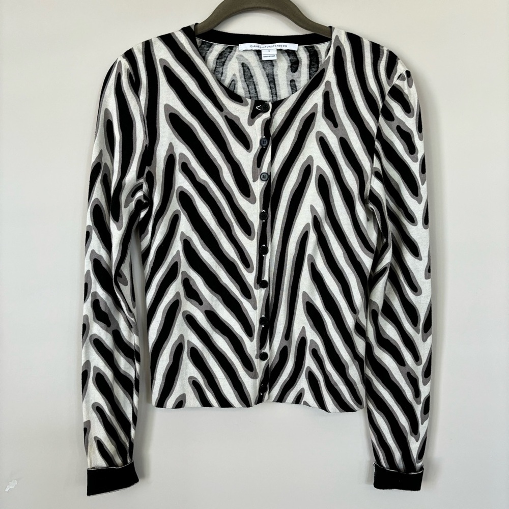 DVF Diane Von Furstenberg Women's Ibiza Cardigan Size Small